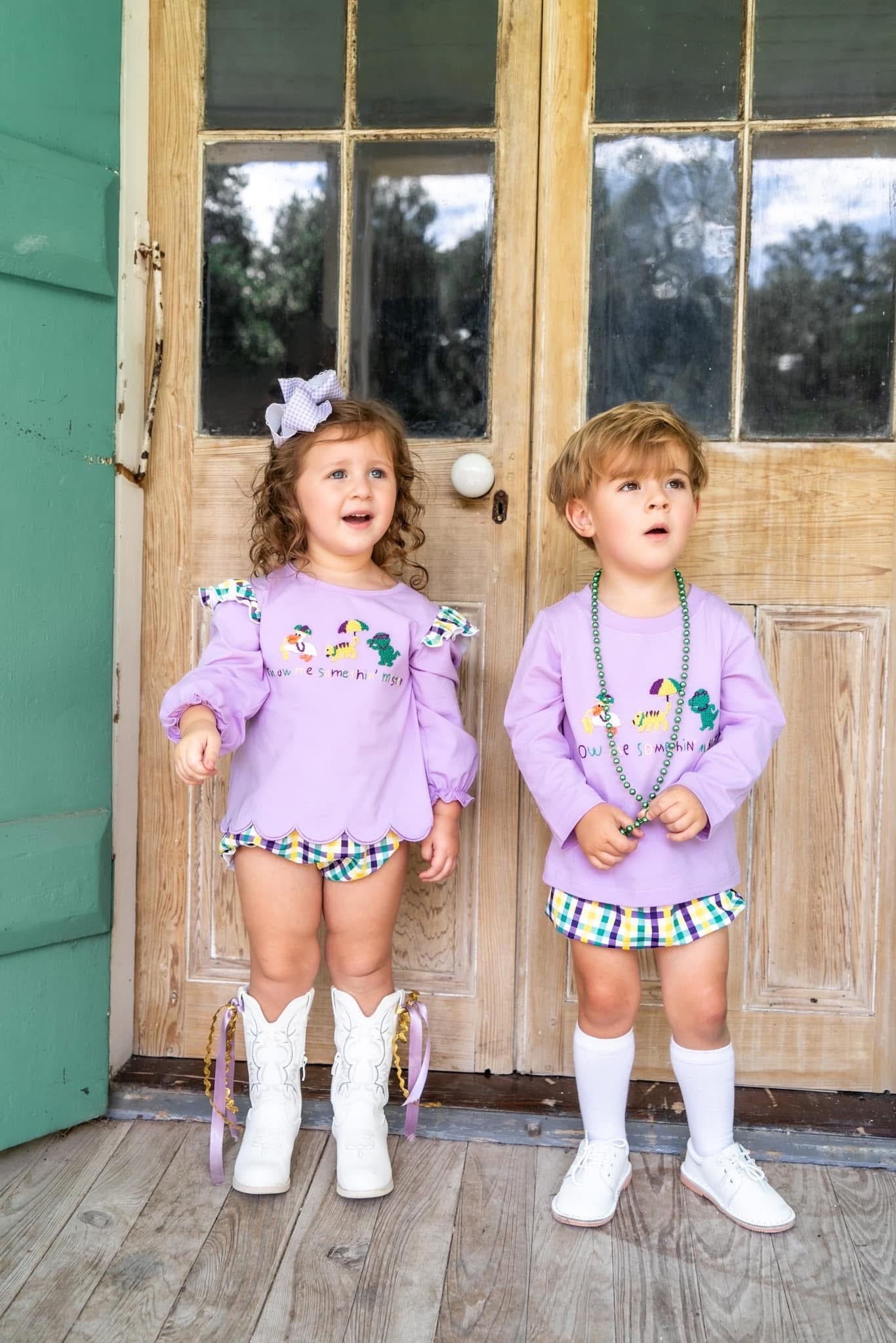 PO 22: Throw Me Somethin’ Mister Girl Bloomer Set