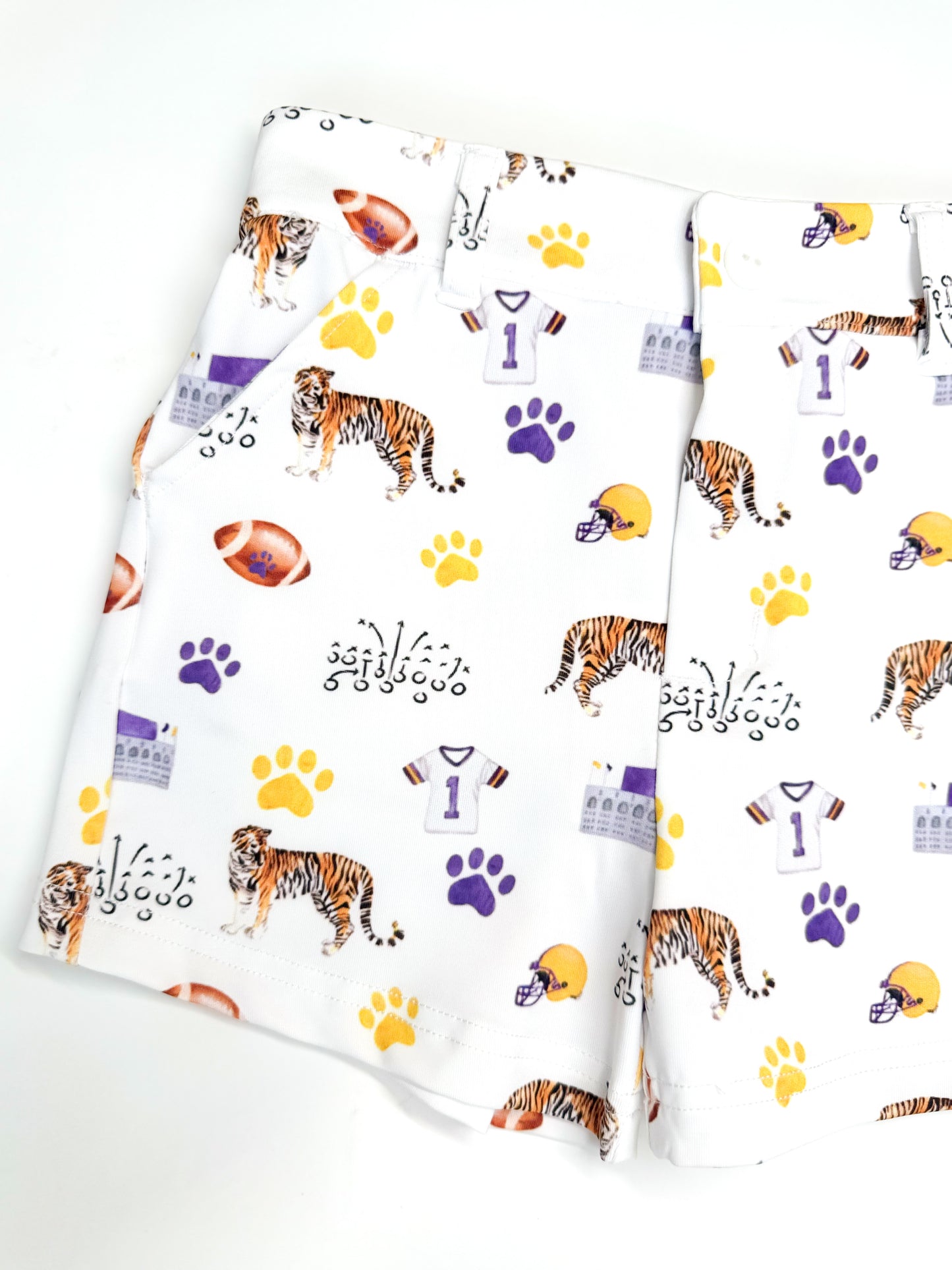 PO 18: Love Purple, Live Gold Beck Shorts