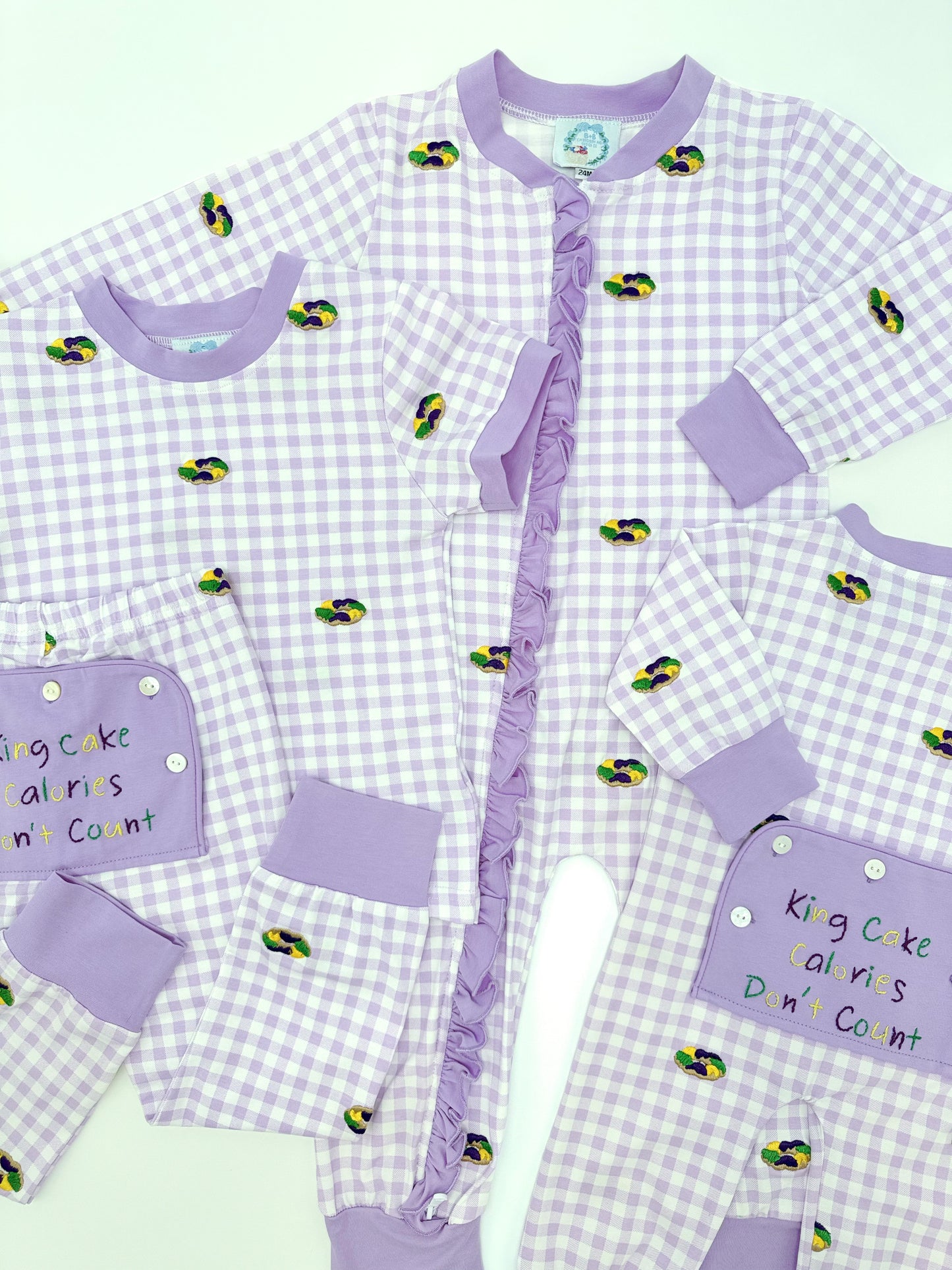 PO 22: King Cake Calories Don’t Count 1pc Pajamas