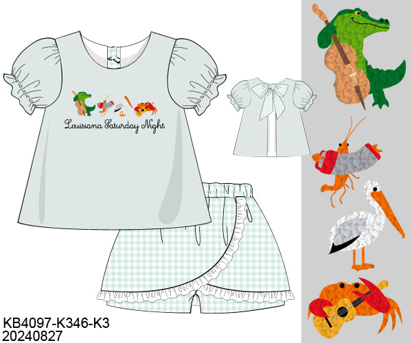 Preorder: Louisiana Saturday Night Skort Set