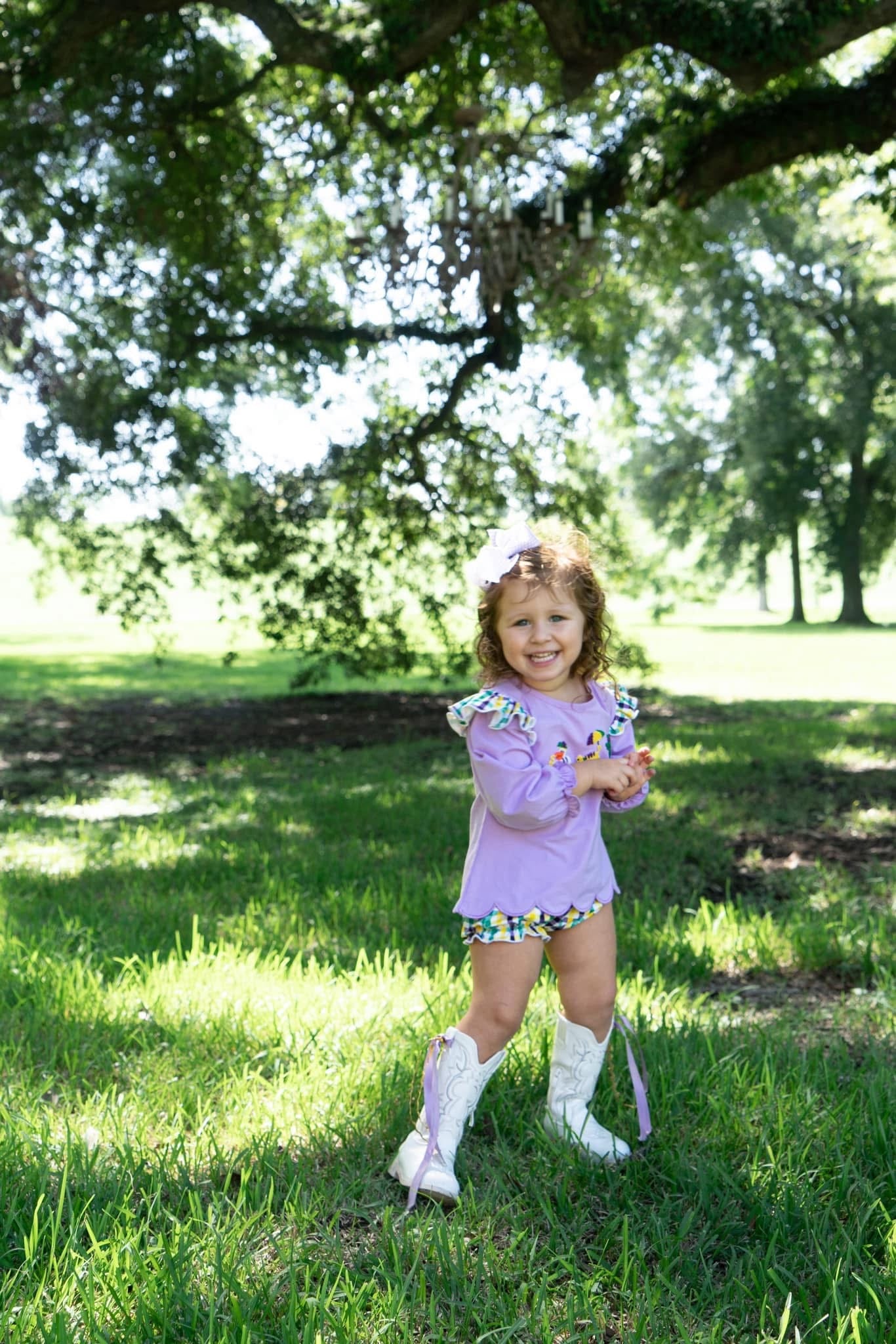 PO 22: Throw Me Somethin’ Mister Girl Bloomer Set