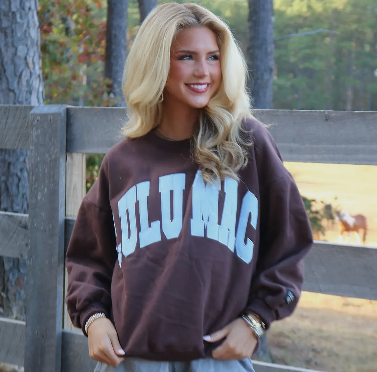 Lulu Mac Brown/Blue Sweatshirt