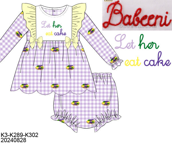 PO 22: Let Her Eat Cake Bloomer Set