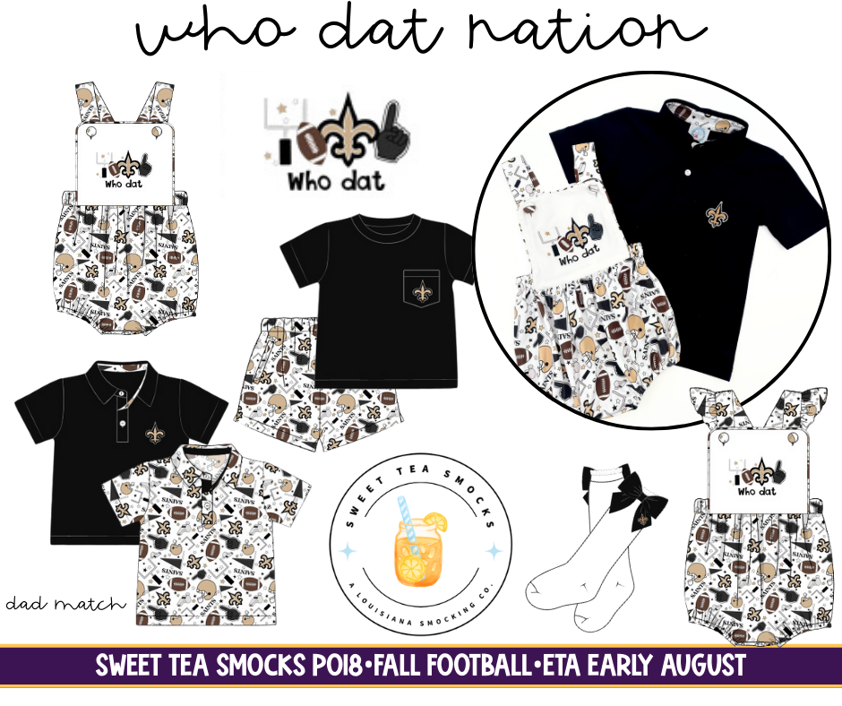 Who Dat Nation Button Down Polo