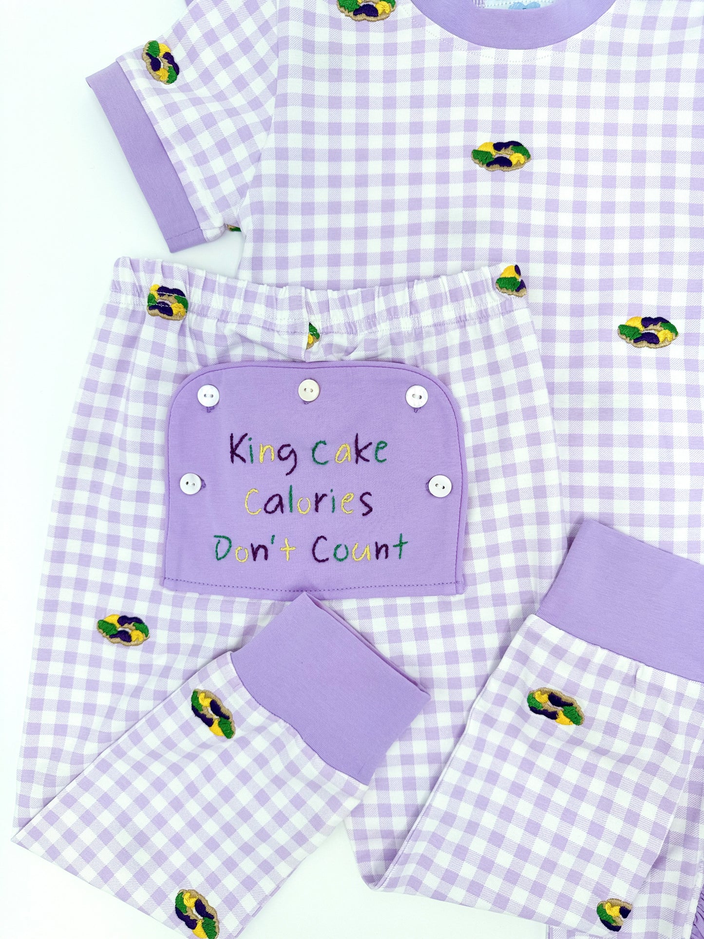 PO 22: King Cake Calories Don’t Count 1pc Pajamas