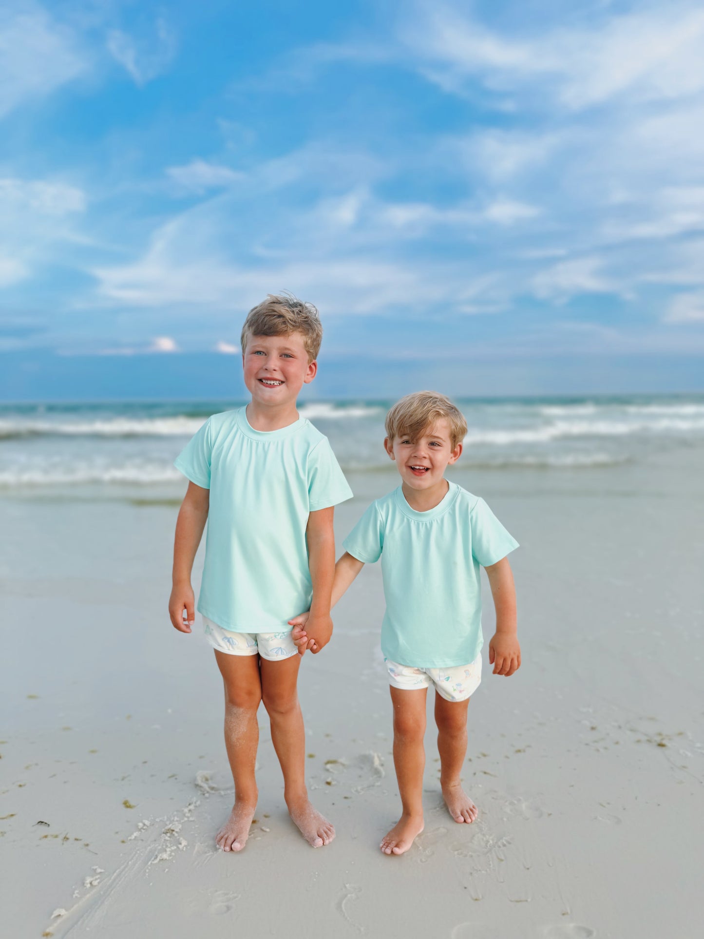 Destin Toile Boy Shorty Set