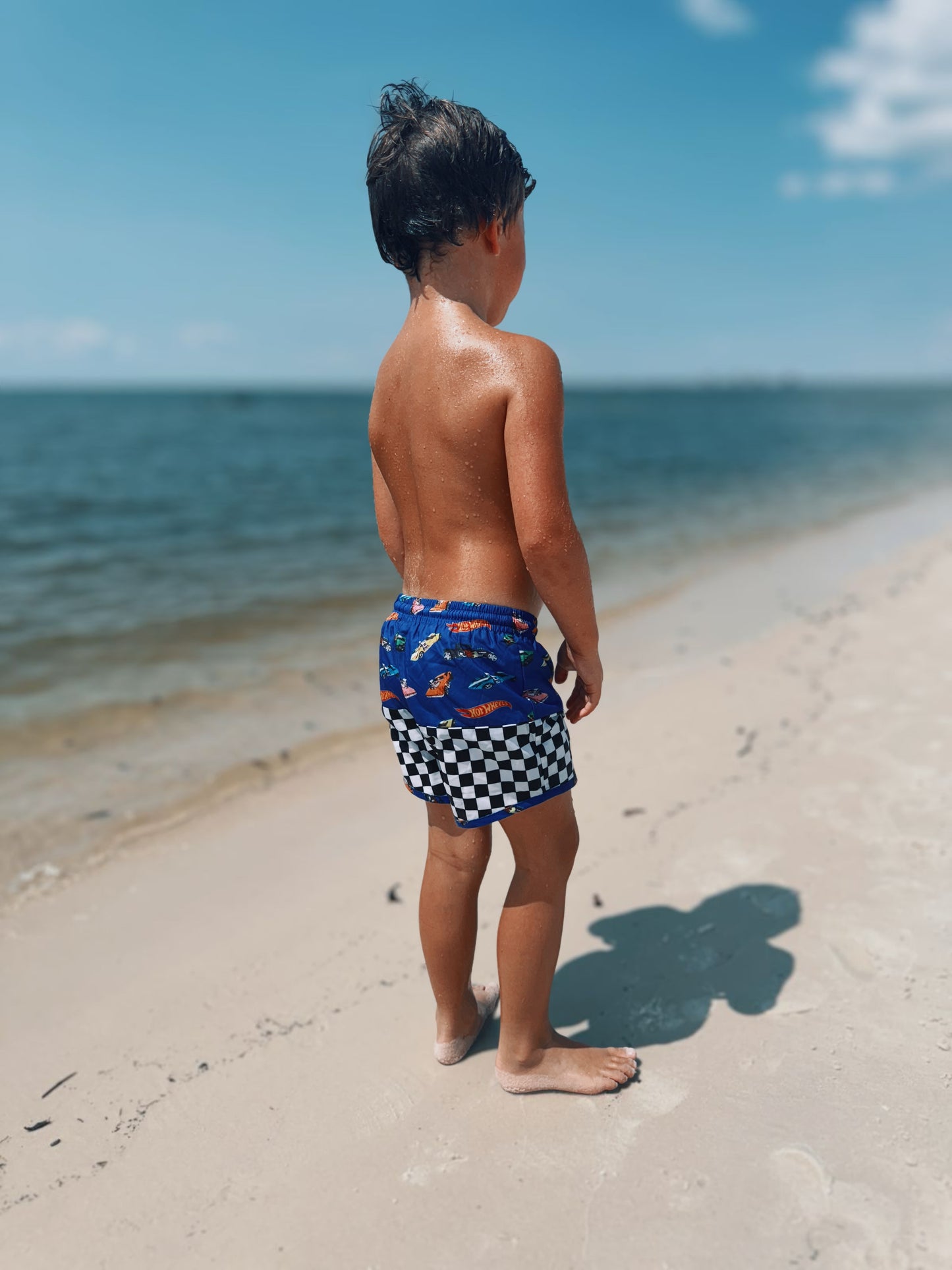 Comin' in Hot Swim Trunks