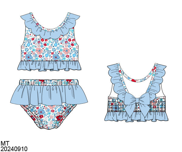 You Look Like the Fourth of July Girls Smocked Swimsuits