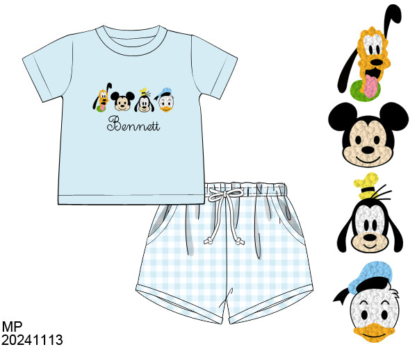 Mouse and Friends Shorty Set
