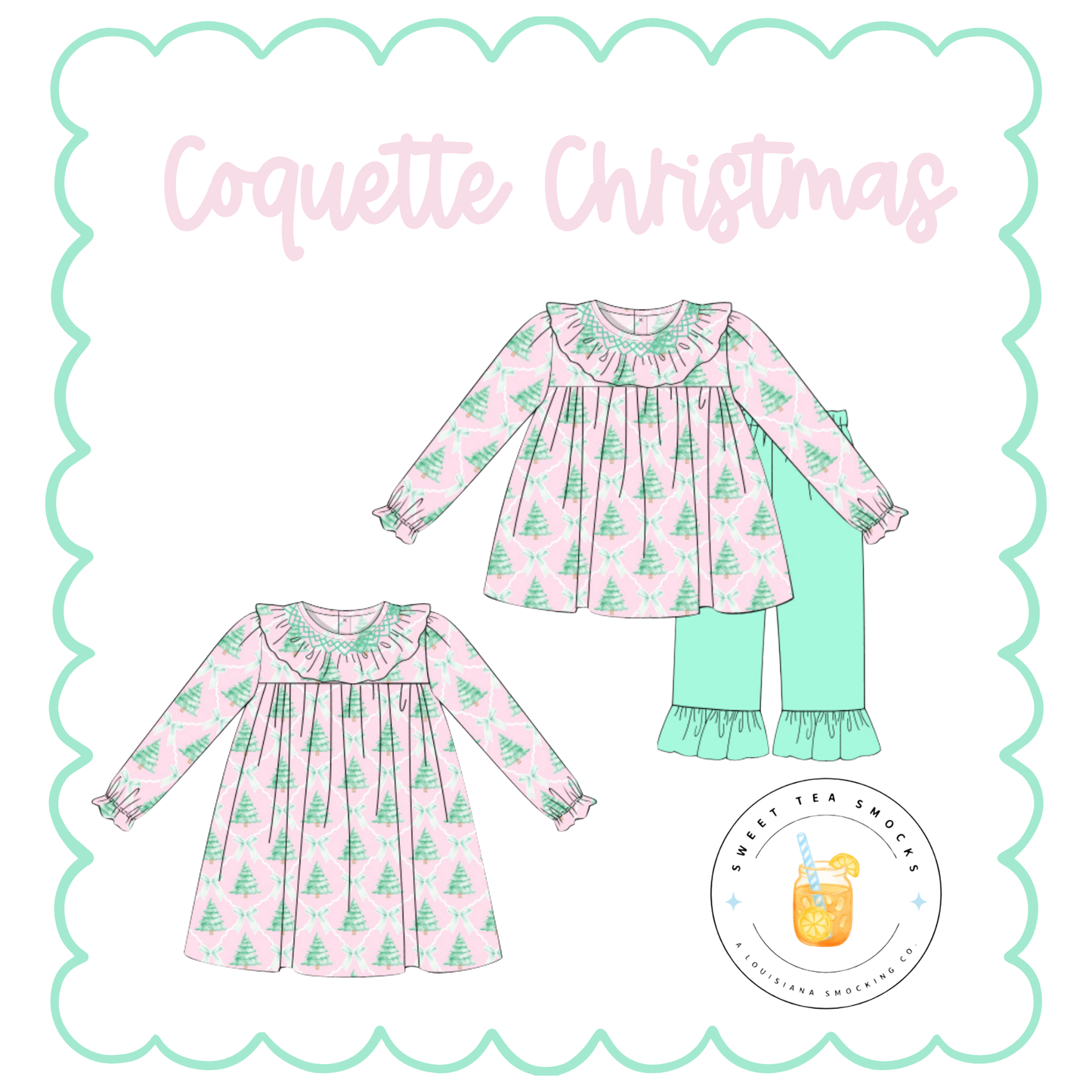 Preorder 28: Coquette Christmas Pant Set