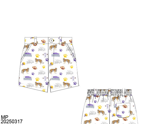 PO 18: Love Purple, Live Gold Beck Shorts