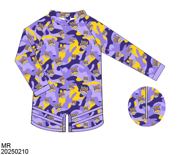 Tiger Camo 1PC Rashguard