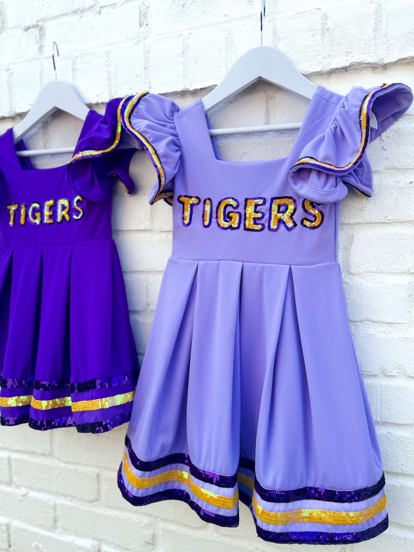 Tiger Girls Sequin Pleated Dress