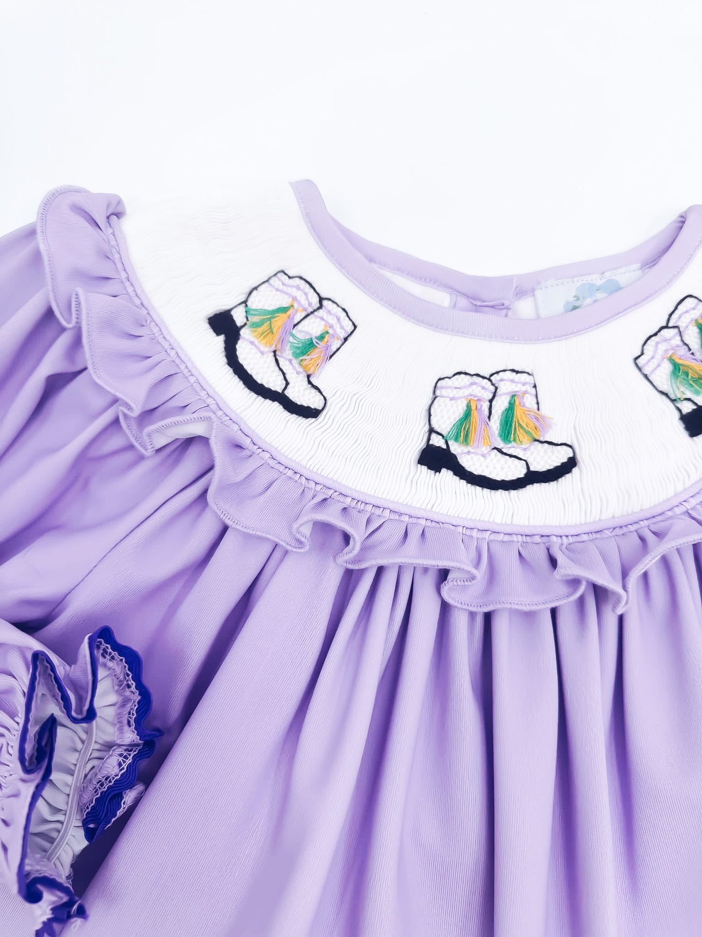 PO 22: Let’s Geaux Girls Smocked Bloomer Set