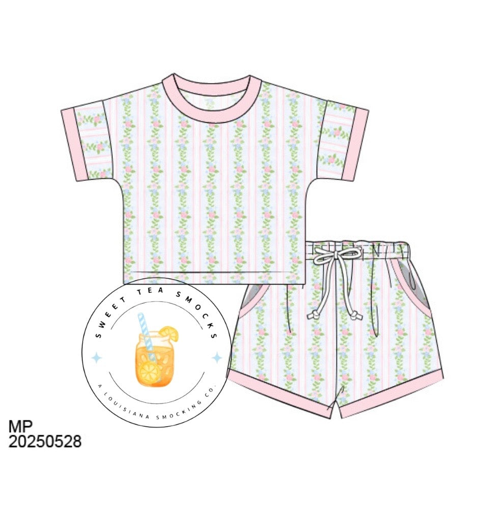Preorder 27: Blushing Blossoms Youth Lounge Set