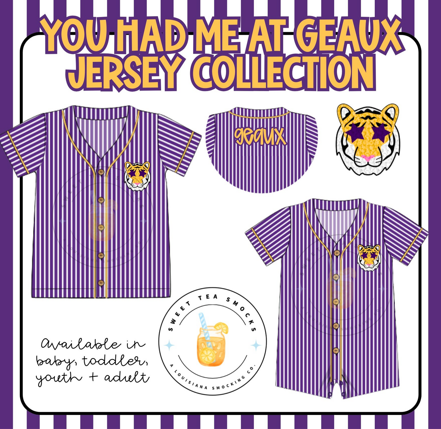 You Had Me At Geaux Adult Jersey