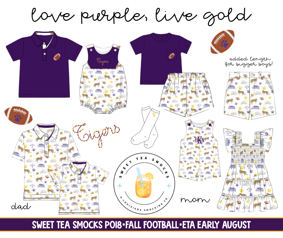 PO 18: Love Purple, Live Gold Beck Shorts