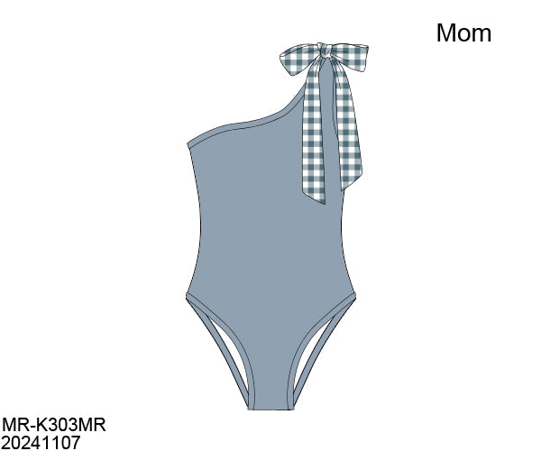 Hilton Head Adult 1PC Bow Swimsuit