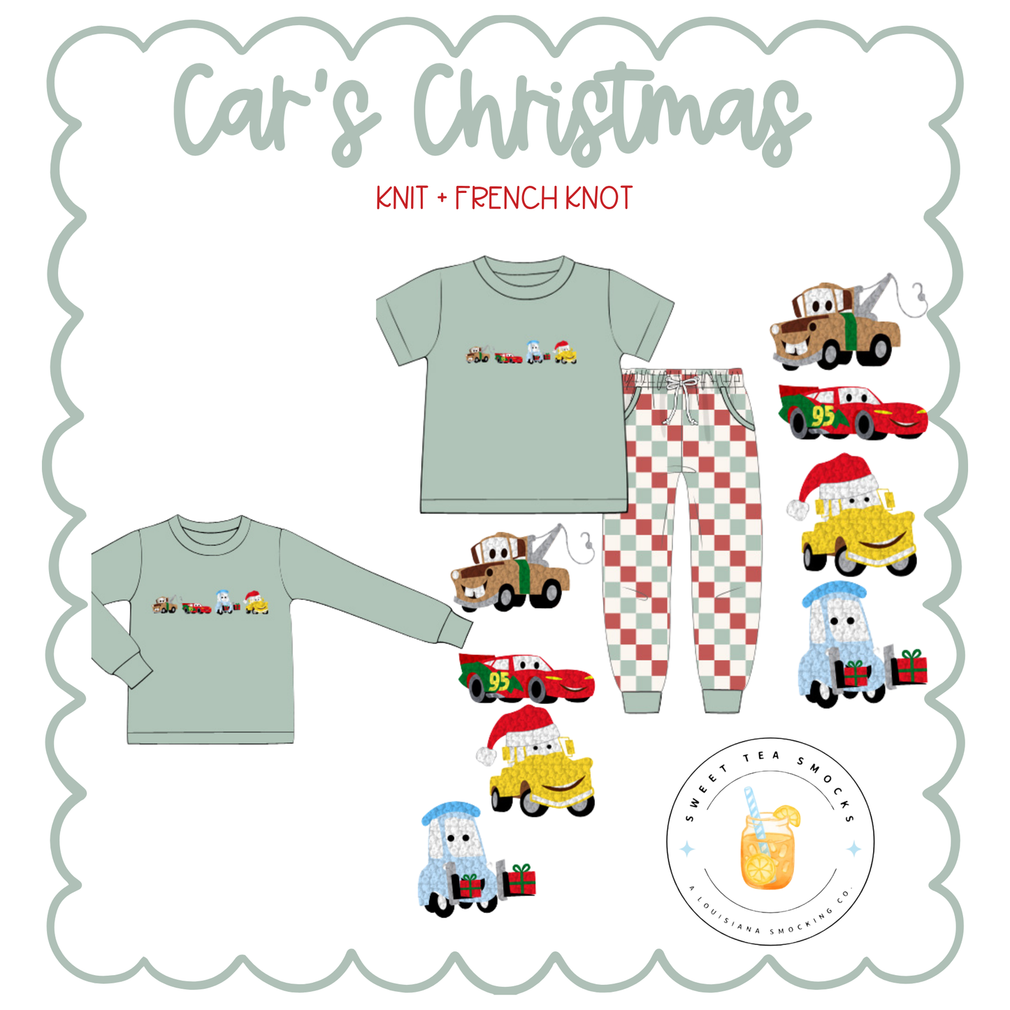 Preorder 28: Cars Christmas Jogger Set