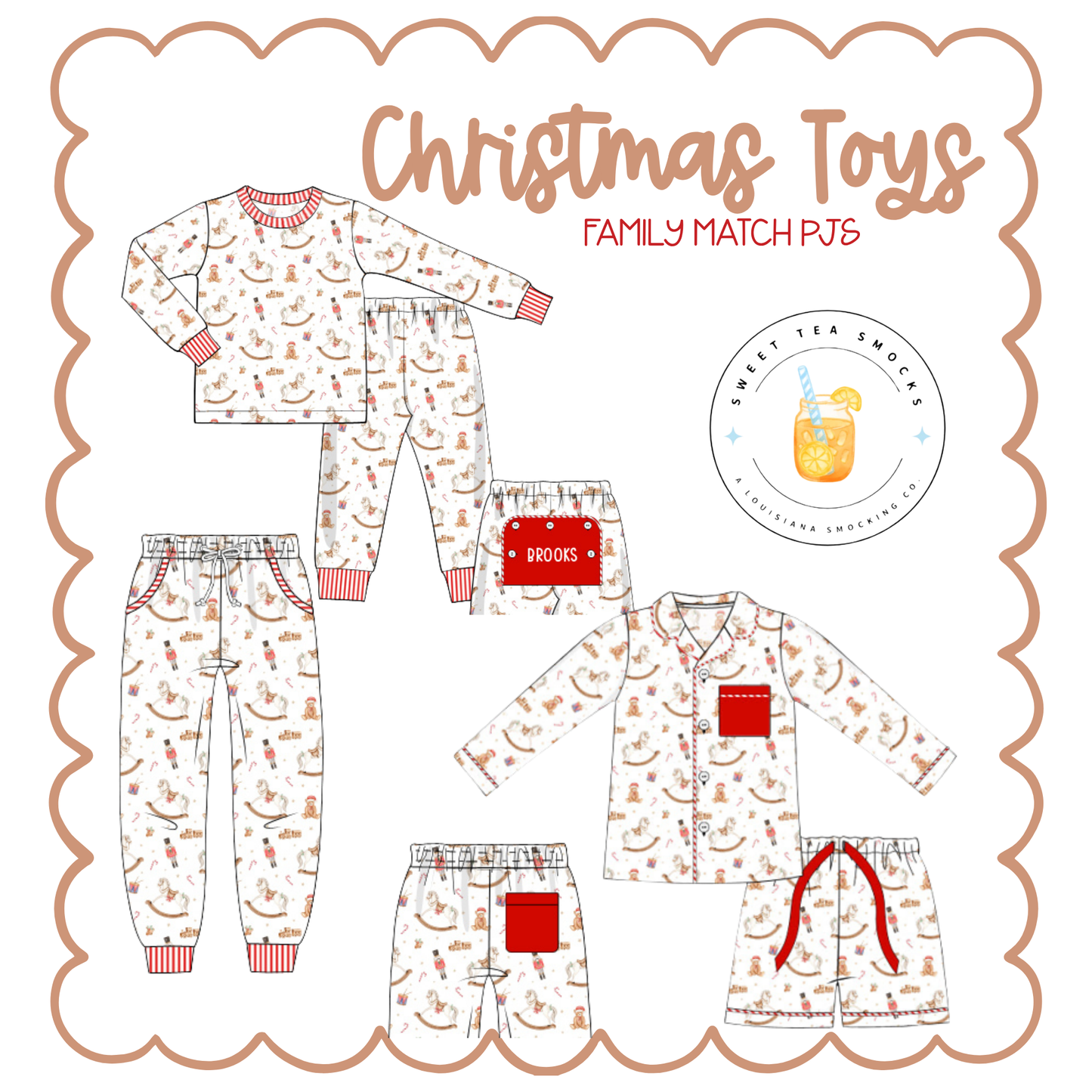 Preorder 28: Christmas Toys Unisex 2PC Set