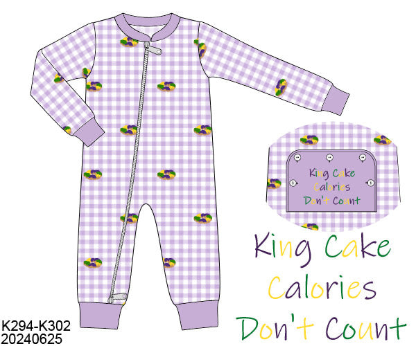 PO 22: King Cake Calories Don’t Count 1pc Pajamas