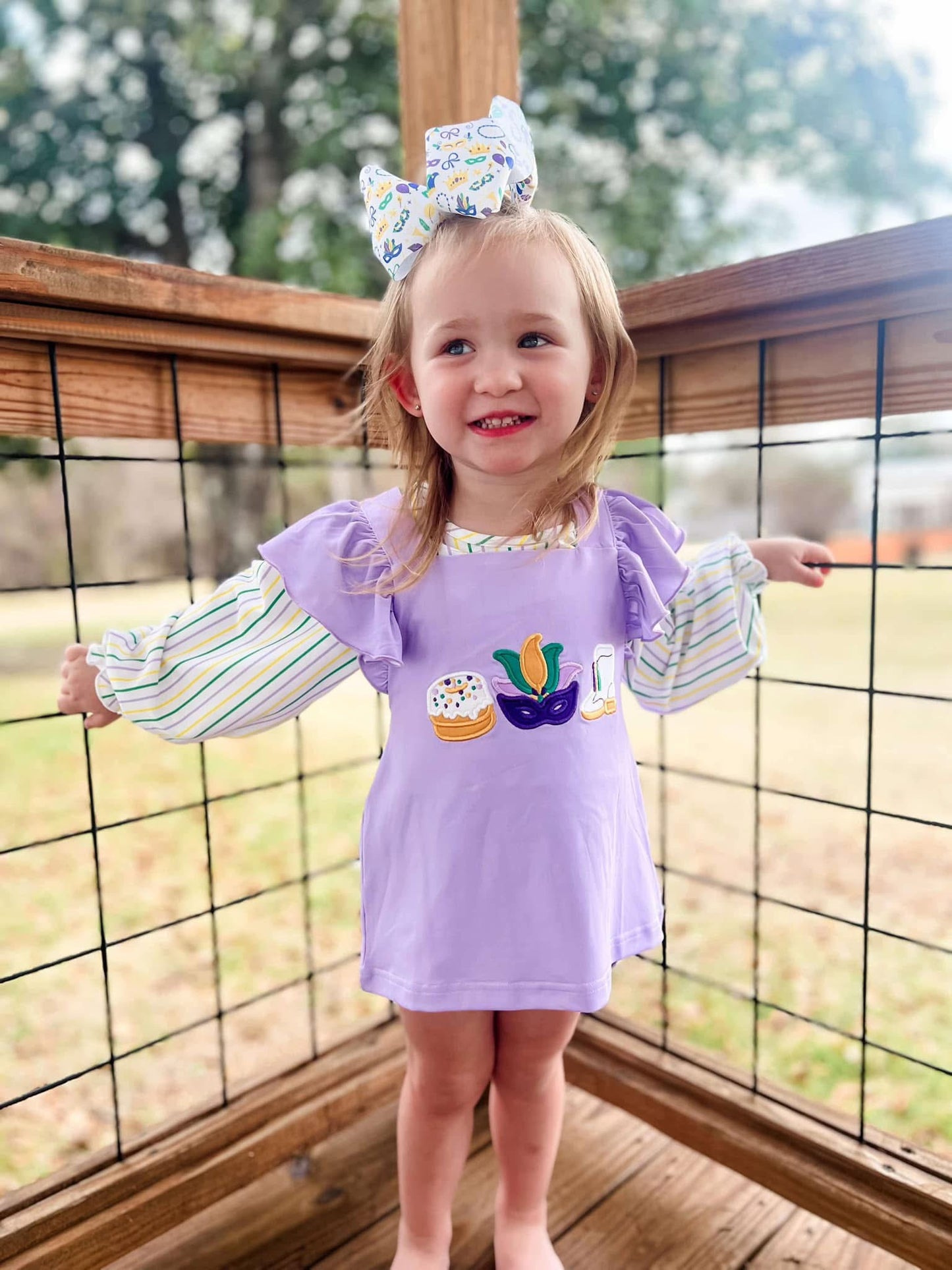 PO 22: Queen of the Mardi Ruffled Undershirt