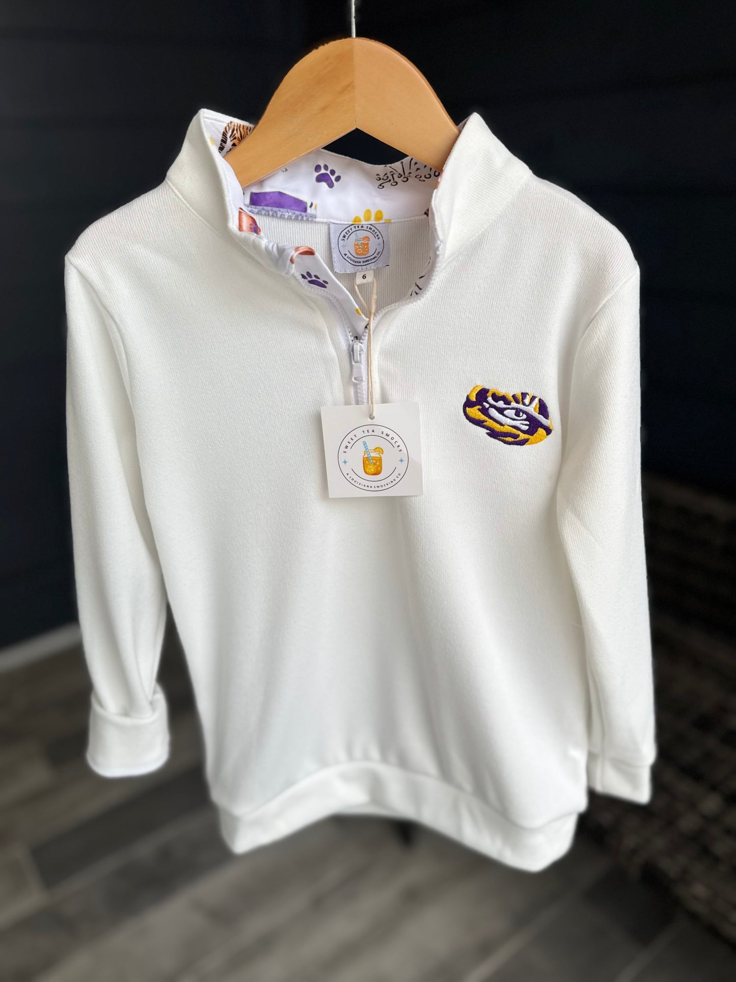 Sweet Baton Rouge Quarter Zip Sweatshirt
