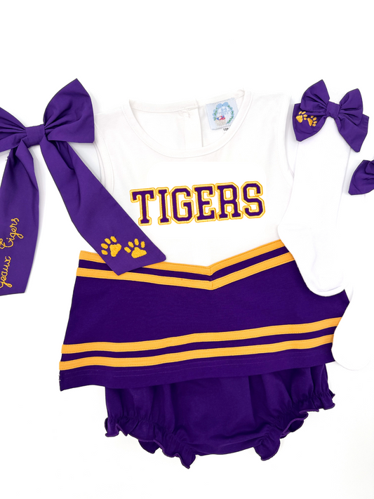 Let’s Geaux Tigers Cheer Bloomer Set