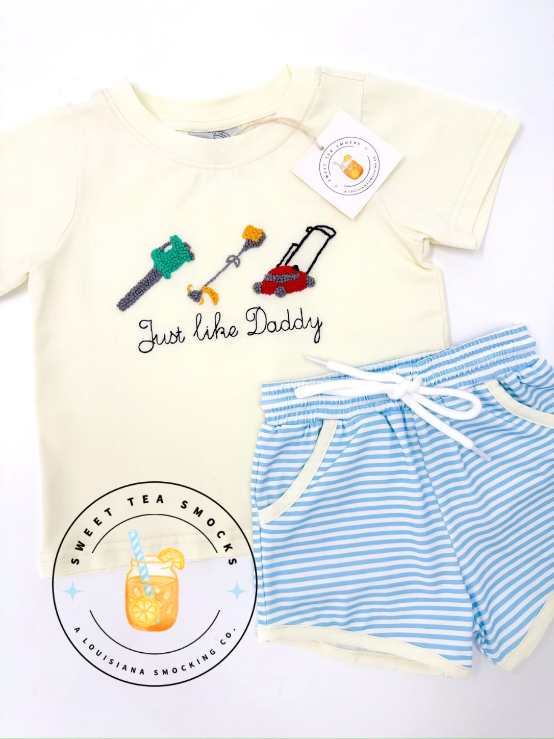 Sweet Tea Time Capsule Collection™ - Just Like Daddy Shorty Set