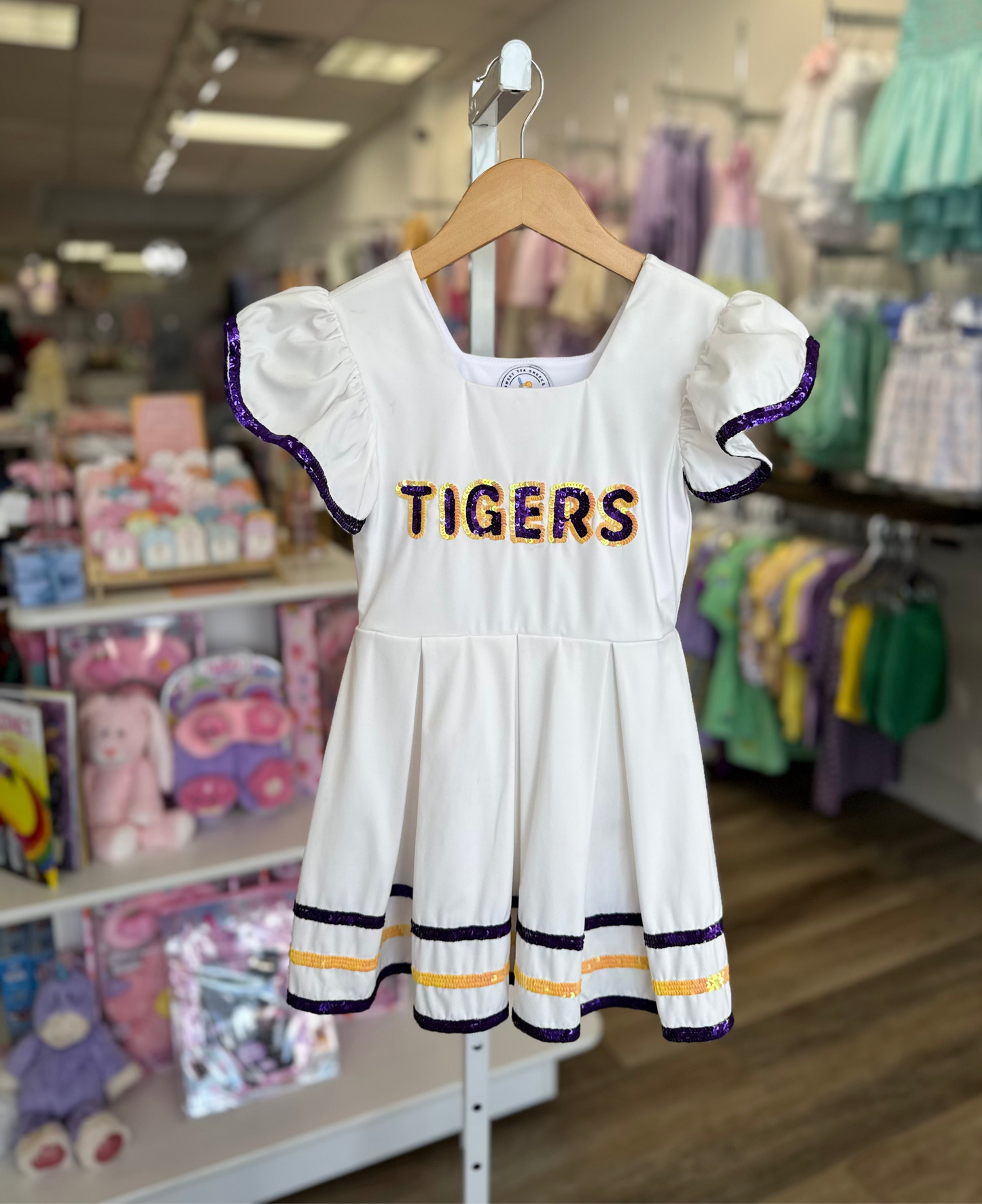 Tiger Girls Sequin Pleated Dress