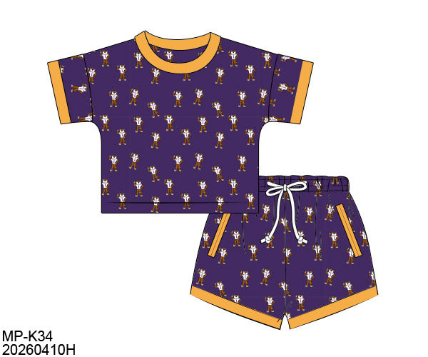 Preorder 26: Purple Tiger Bait Youth Lounge Set