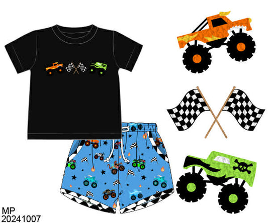Preorder: Monster Jam French Knot Shorty Set