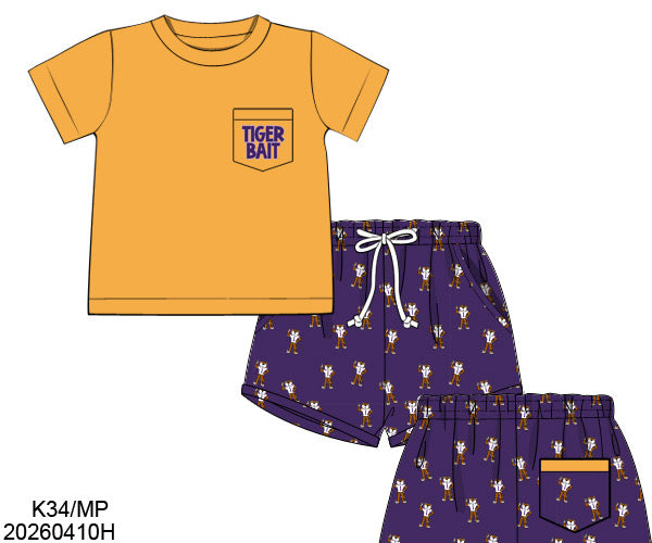 Preorder 26: Tiger Bait Boy Shorty Set