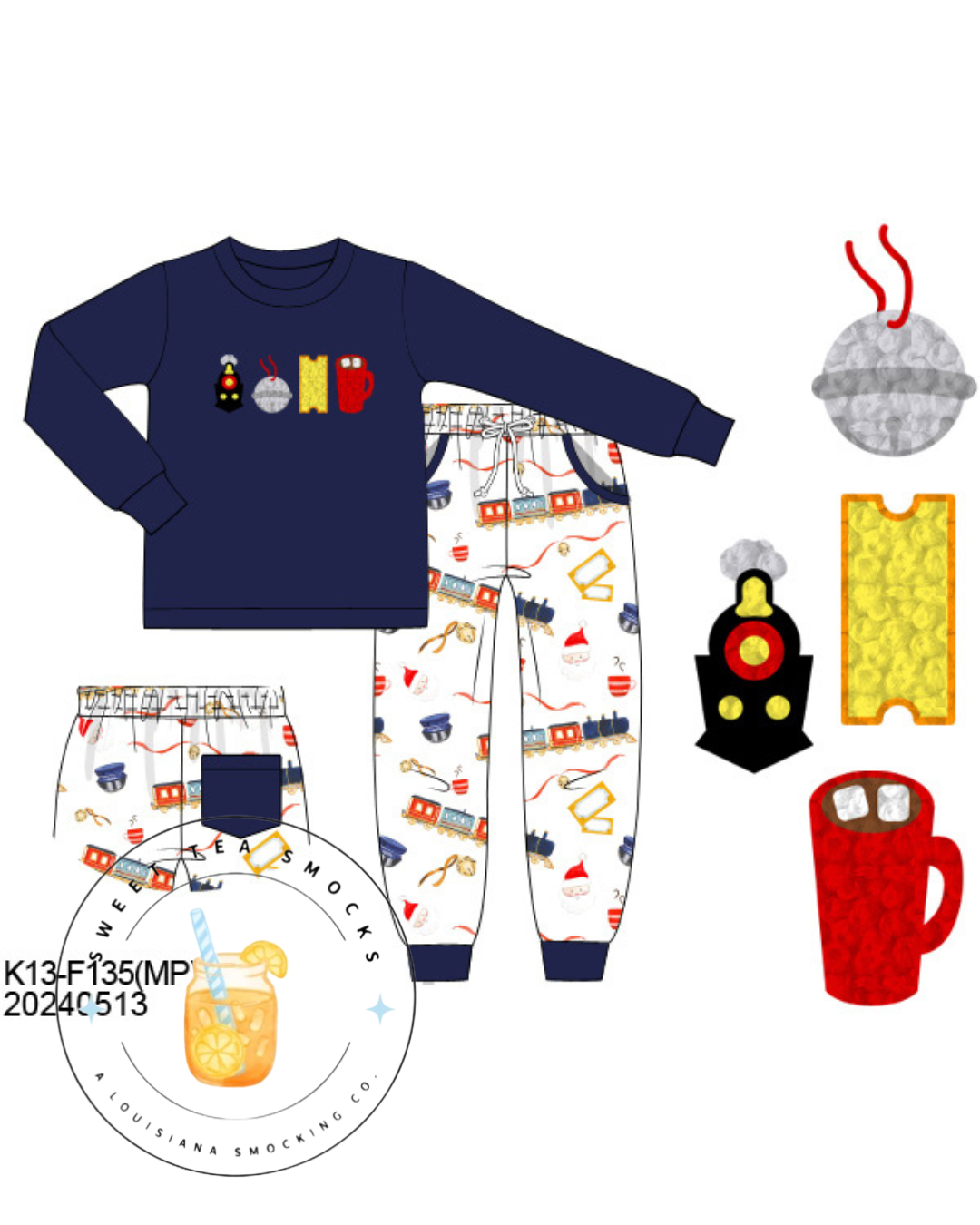 Preorder 28: The Polar Express Boy Jogger Set