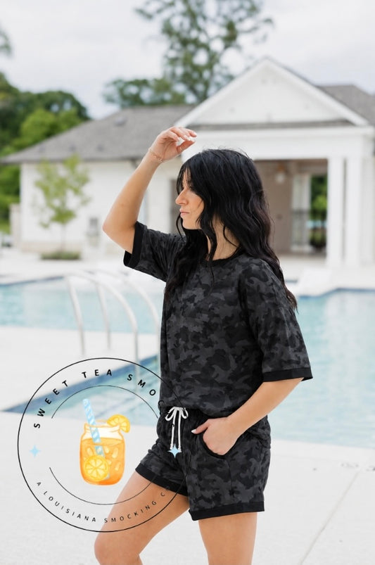 Preorder 27: Black Goose Camo Adult Lounge Set