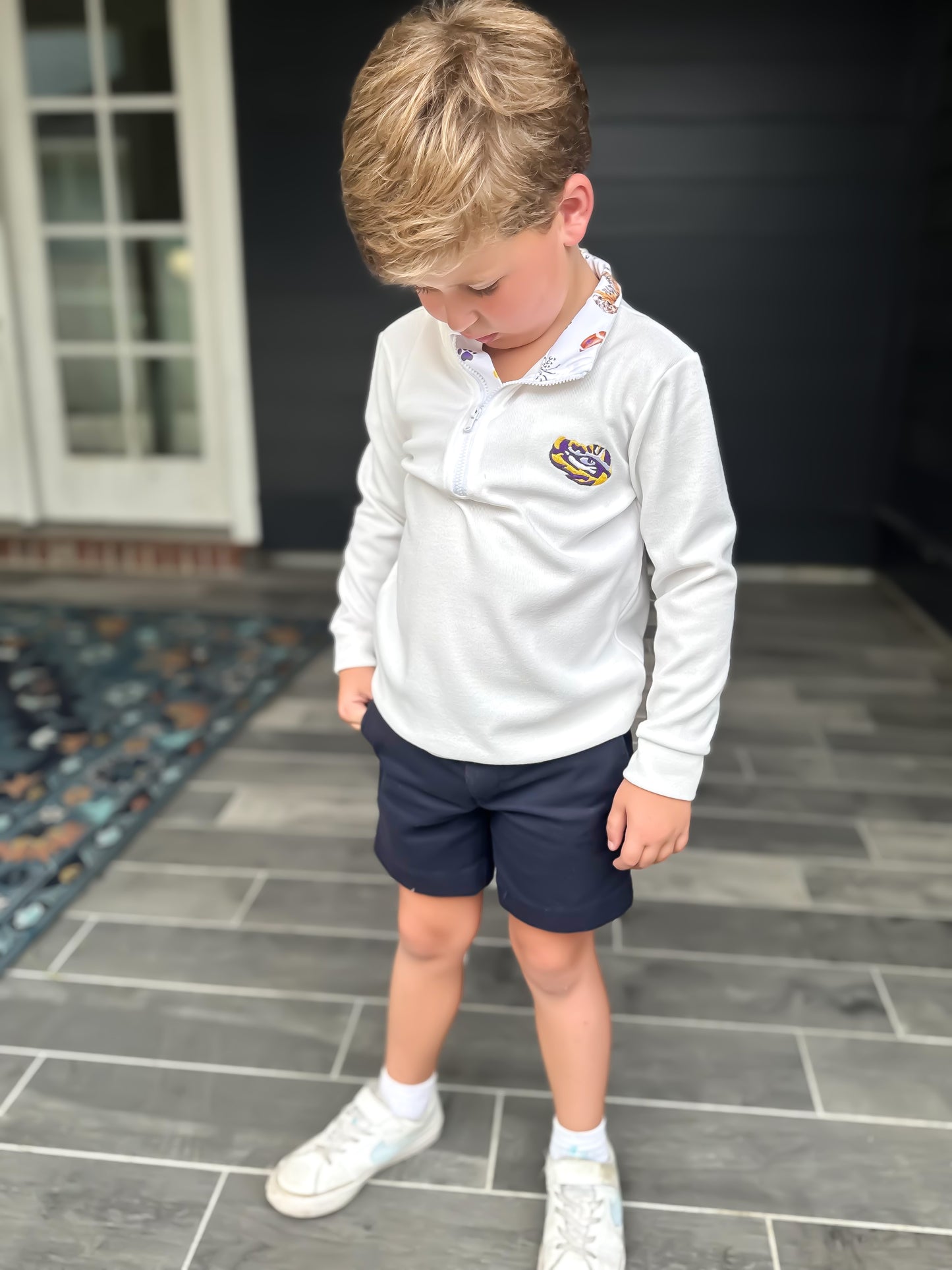 Sweet Baton Rouge Quarter Zip Sweatshirt