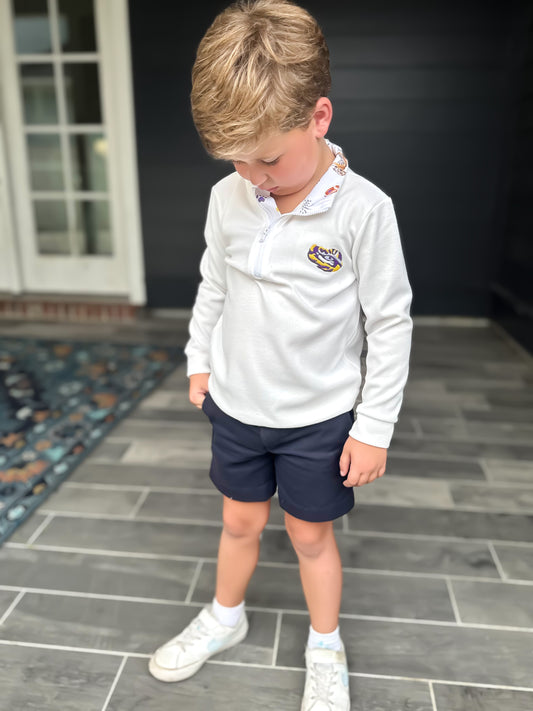 Sweet Baton Rouge Quarter Zip Sweatshirt