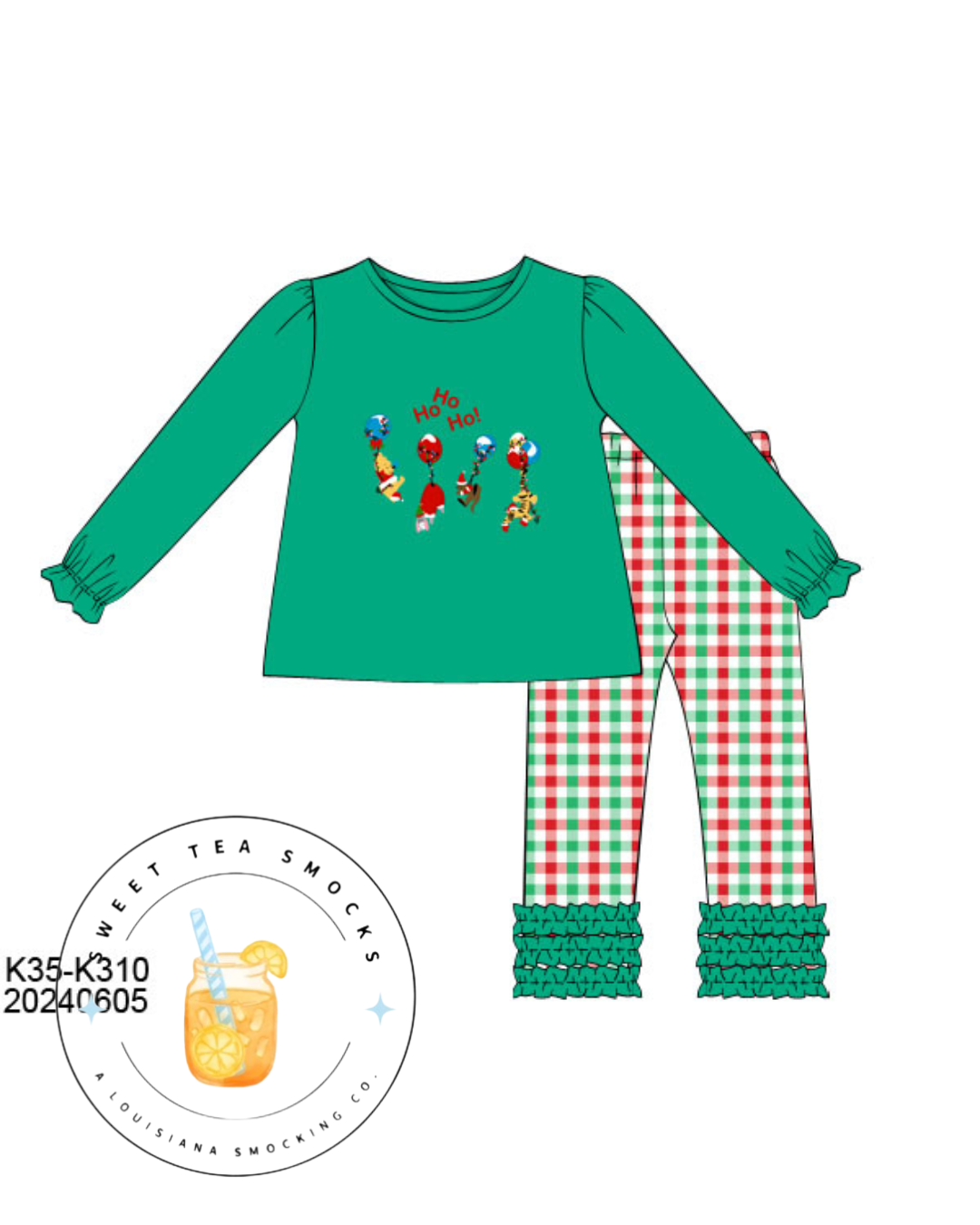Preorder 28: Hundred Acre Holiday Girl Legging Set