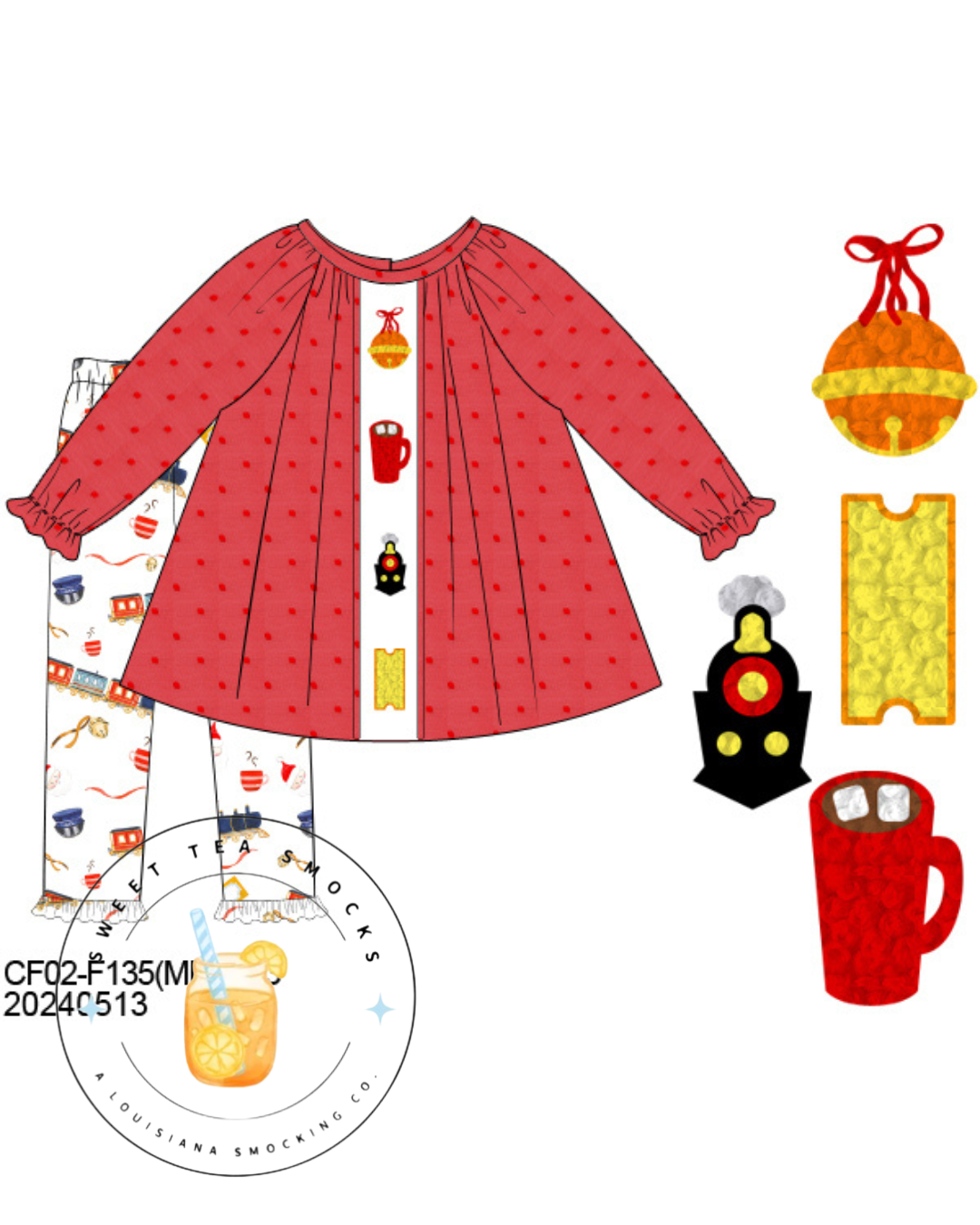 Preorder 28: The Polar Express Girl Pant Set