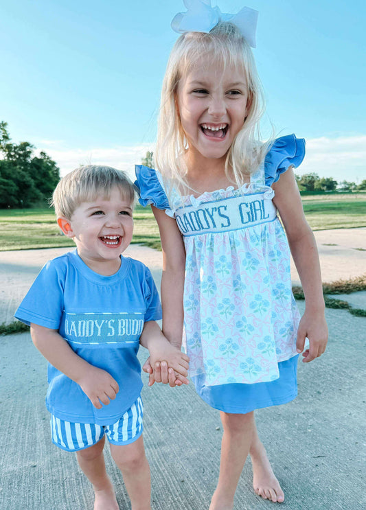 Daddy's Girl Smocked Skort Set