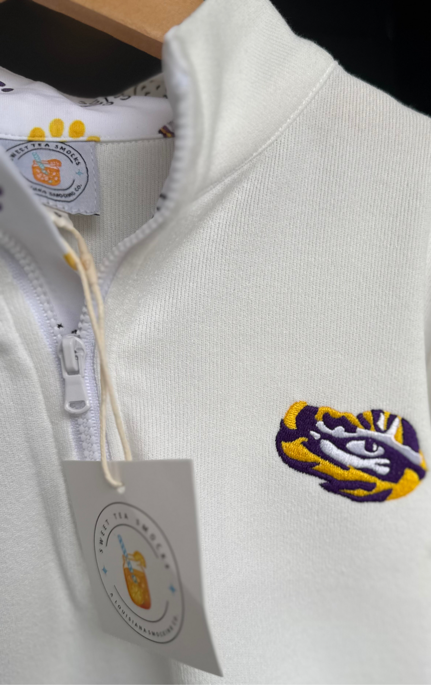 Sweet Baton Rouge Quarter Zip Sweatshirt