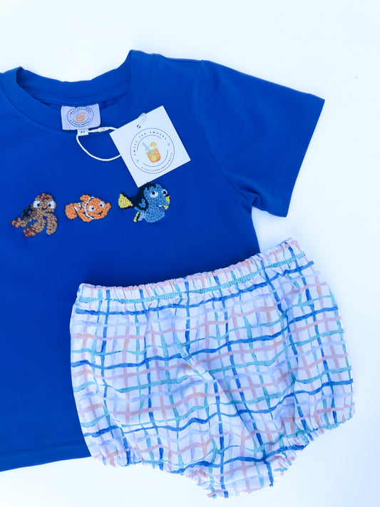 Fish Are Friends Diaper Set