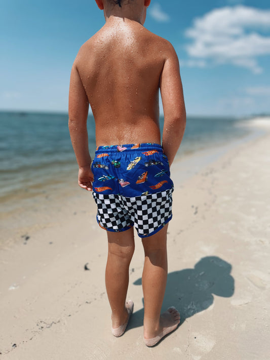 Comin' in Hot Swim Trunks