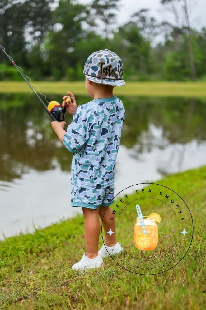 Blue Bayou Camo Youth Lounge Set