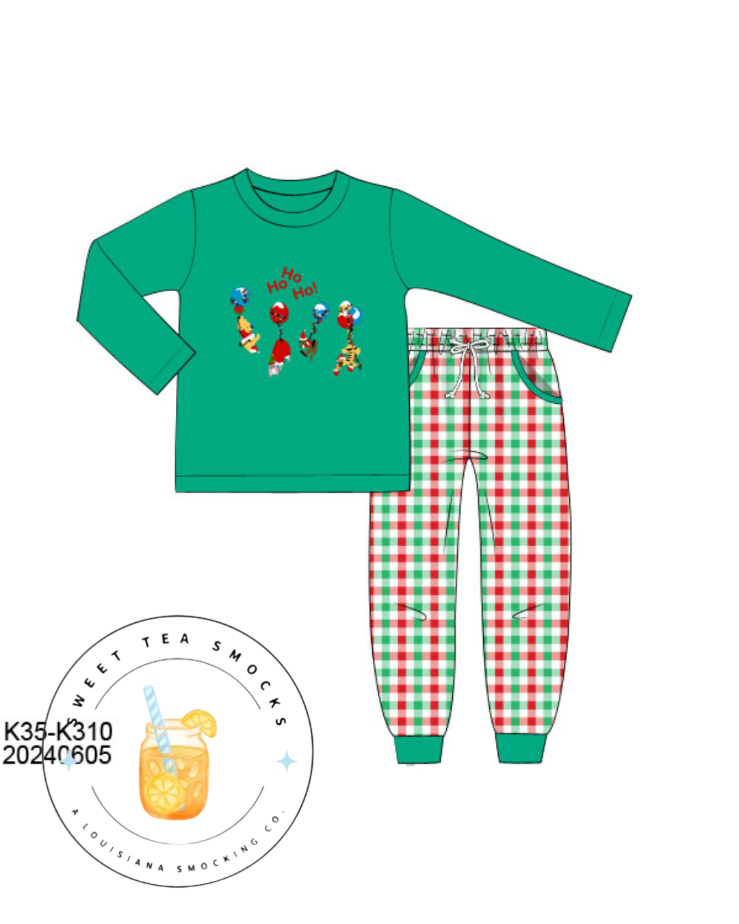 Preorder 28: Hundred Acre Holiday Boy Jogger Set