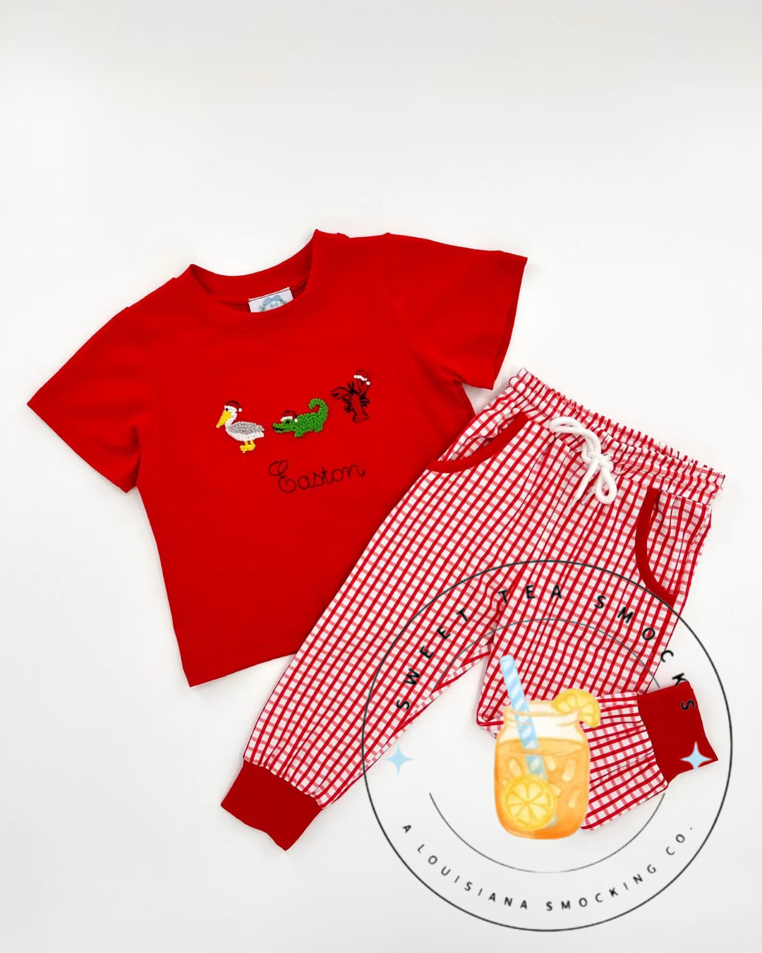 Preorder 28: Christmas on the Bayou Boy Jogger Set