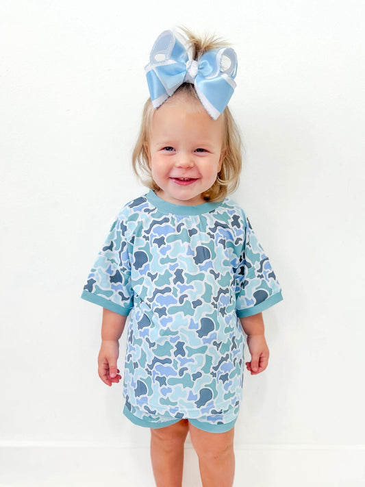 PREORDER—ADULT Blue Bayou Camo Youth Lounge Set