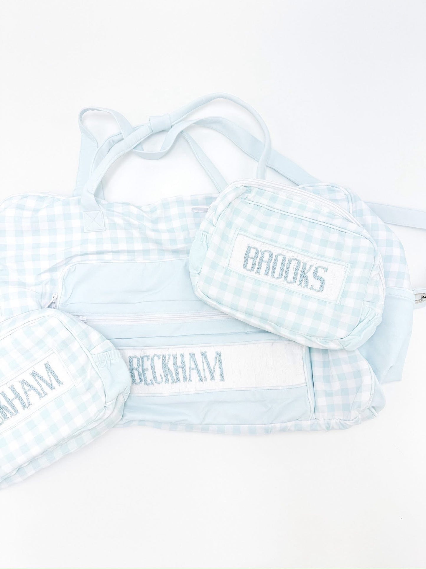 Luggage: Blue Gingham