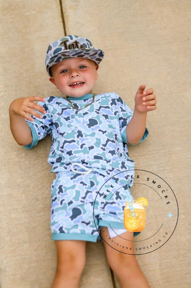 Blue Bayou Camo Youth Lounge Set