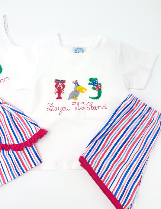 Bayou We Stand Shortie Set